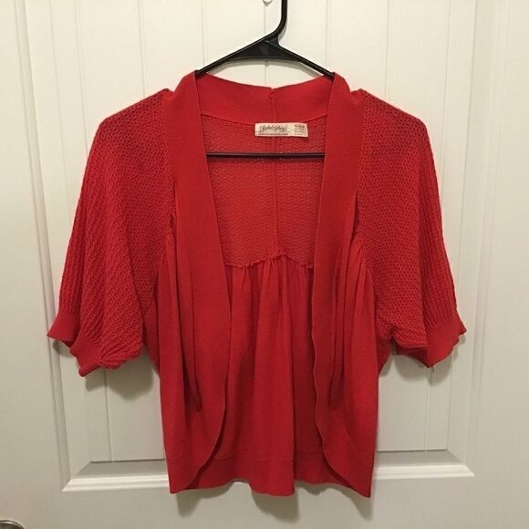 Women’s Short Sleeve Knitted Top sz XLarge - Picture 5 of 6